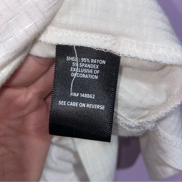 Torrid White Babydoll Blouse Top Women Size 1X Cottagecore Boho Soft Girl Casual - Picture 5 of 9